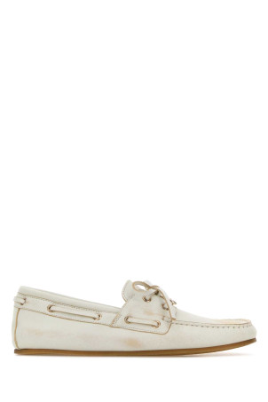 Camel leather loafers GUCCI (854817AAFZ4)