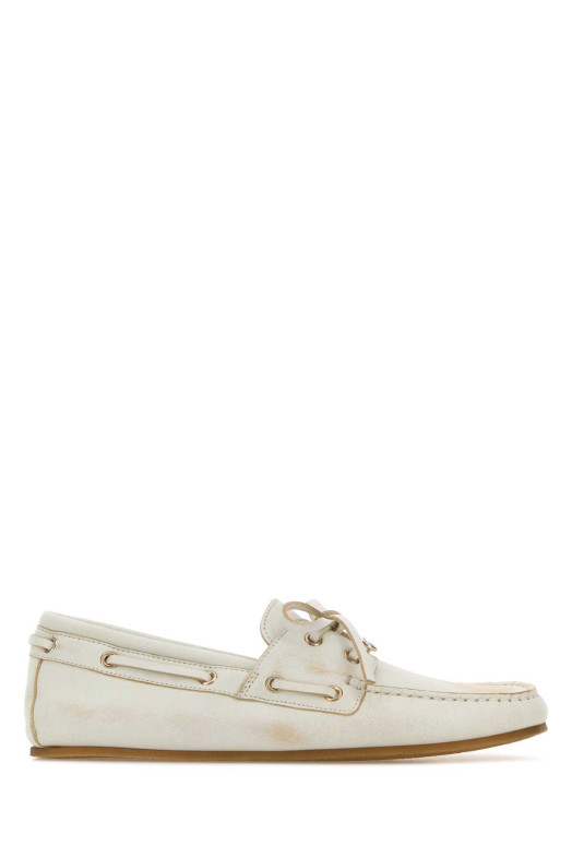 Camel leather loafers GUCCI (854817AAFZ4)