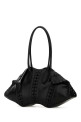 Black leather Manta shoulder bag Black ALEXANDER MCQUEEN (8559971VDB1)