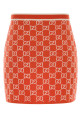 Embroidered cotton mini skirt GUCCI (856264XKE0M)