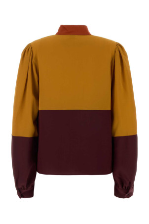 Multicolor silk blouse SAINT LAURENT (857185Y100W)