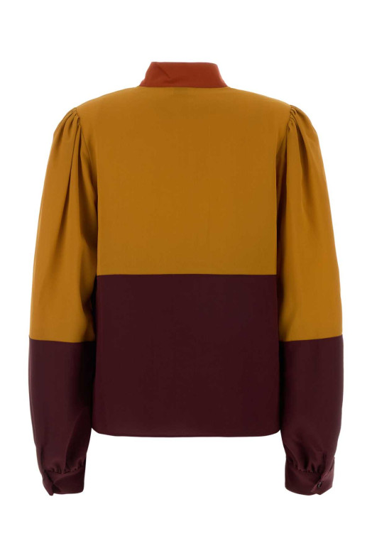 Multicolor silk blouse SAINT LAURENT (857185Y100W)