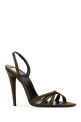 Army green satin Kate sandals SAINT LAURENT (8592599QNAG)