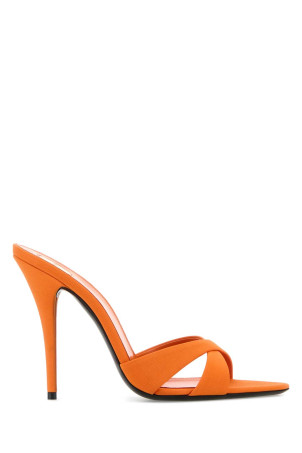 Orange fabric mules SAINT LAURENT (859308AAF3F)
