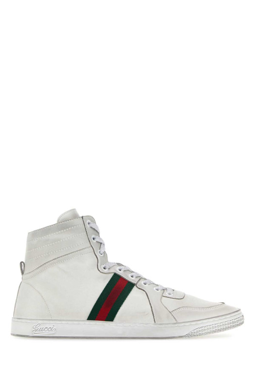 White leather Stretch sneakers GUCCI (864414AAGFF)