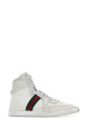 White leather Stretch sneakers GUCCI (864414AAGFF)