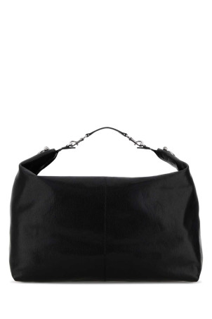 Black leather shopping bag GUCCI (864485AAGDQ)