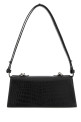 Black leather mini Jewelled shoulder bag Black ALEXANDER MCQUEEN (8661381HBT2)