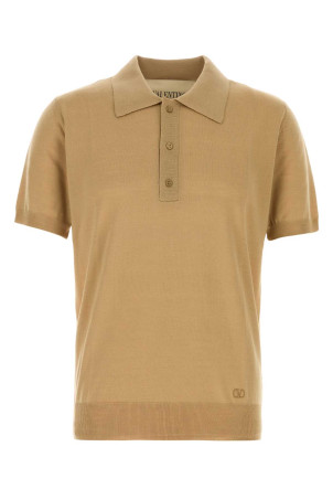 Camel wool polo shirt VALENTINO GARAVANI (8V0KP04VBH9)