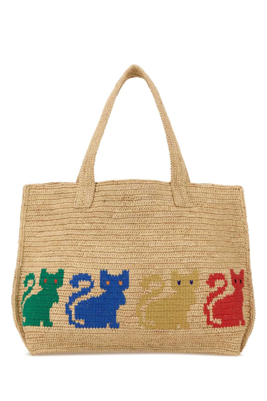 Raffia VLogo Signature shopping bag VALENTINO GARAVANI (8W2B0T04EQU)