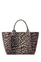 Printed canvas Trapeze shopping bag GANNI (B2110040)