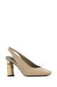 Sand leather Tape pumps Blue GIVENCHY (BE4055E1J7)