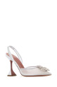 White mesh Begum pumps White AMINA MUADDI (BEGUMMESHSLING95)