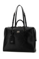 Black leather Vittoria shopping bag Black DOLCE & GABBANA (BM7825AH850)