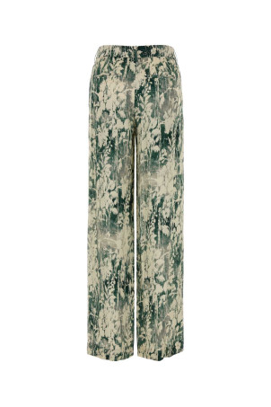 Printed satin Lorenza wide-leg pant PT TORINO (CDVSLRZ00STDER21)