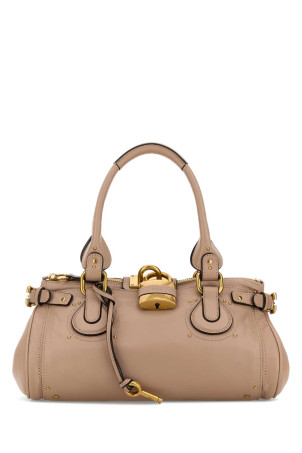 Pink leather Paddington shoulder bag CHLOE (CH25WS802P75)