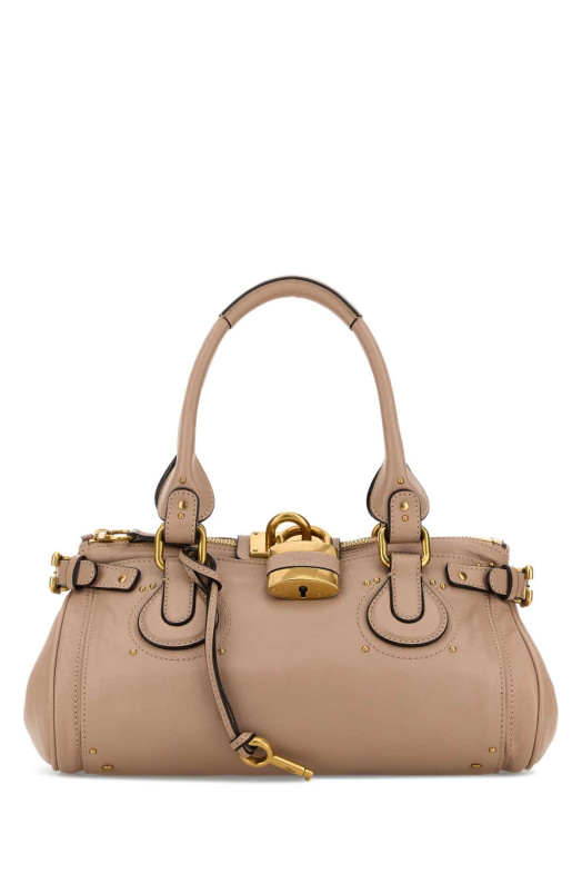 Pink leather Paddington shoulder bag CHLOE (CH25WS802P75)