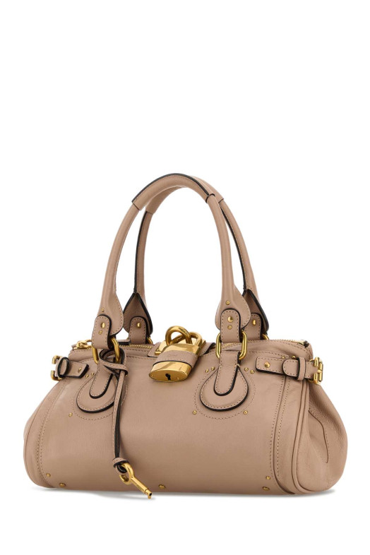 Pink leather Paddington shoulder bag CHLOE (CH25WS802P75)