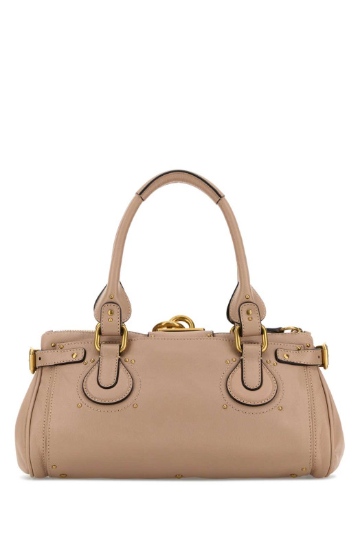 Pink leather Paddington shoulder bag CHLOE (CH25WS802P75)