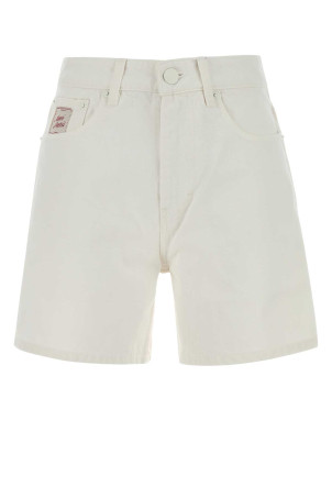 White denim shorts AMI (FSO839DE0126)