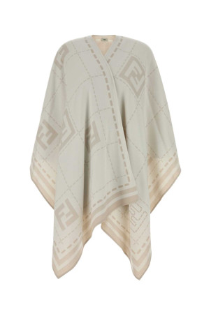 Embroidered wool cape FENDI (FXX033B01N)