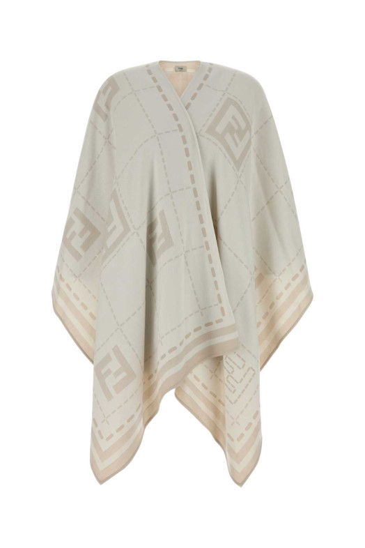 Embroidered wool cape FENDI (FXX033B01N)