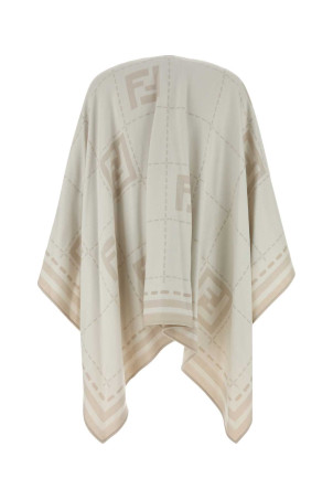 Embroidered wool cape FENDI (FXX033B01N)