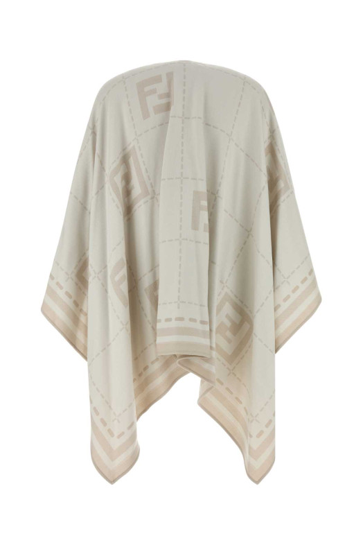 Embroidered wool cape FENDI (FXX033B01N)