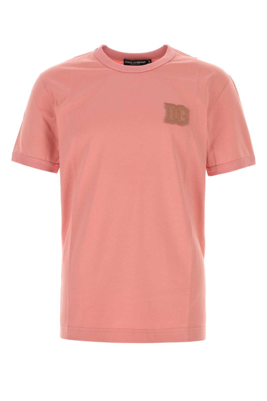 Dark pink cotton t-shirt DOLCE & GABBANA (G8PV1ZG7P3N)
