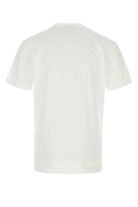 White cotton t-shirt Multicolor DOLCE & GABBANA (G8PV1ZG7P3N)