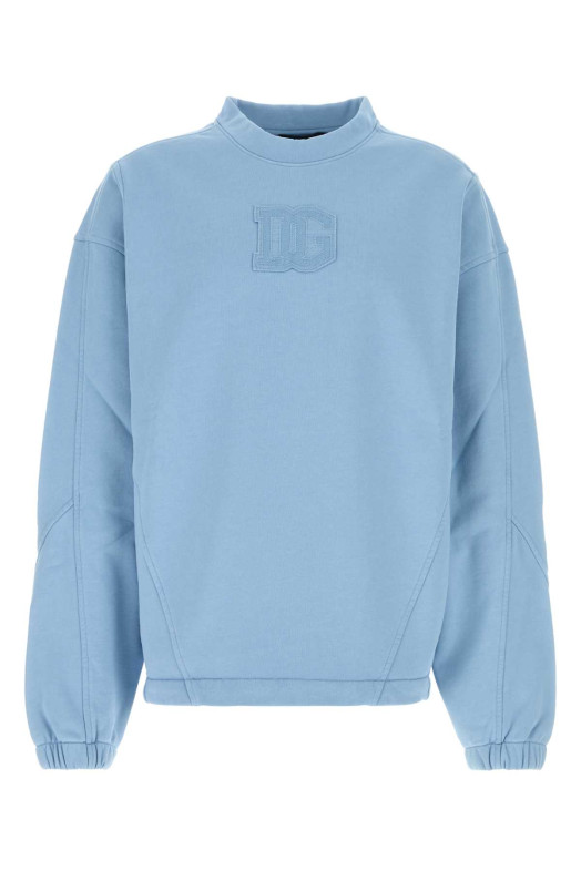 Azzurro cotton sweatshirt DOLCE & GABBANA (G9CCXZG7P0W)