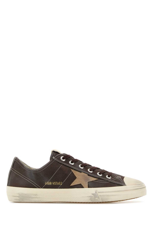 Chocolate leather V-Star 2 sneakers GOLDEN GOOSE DELUXE BRAND (GMF00129F007916)
