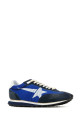 Blue fabric and suede Running Marathon sneakers GOLDEN GOOSE DELUXE BRAND (GMF00683F005463)