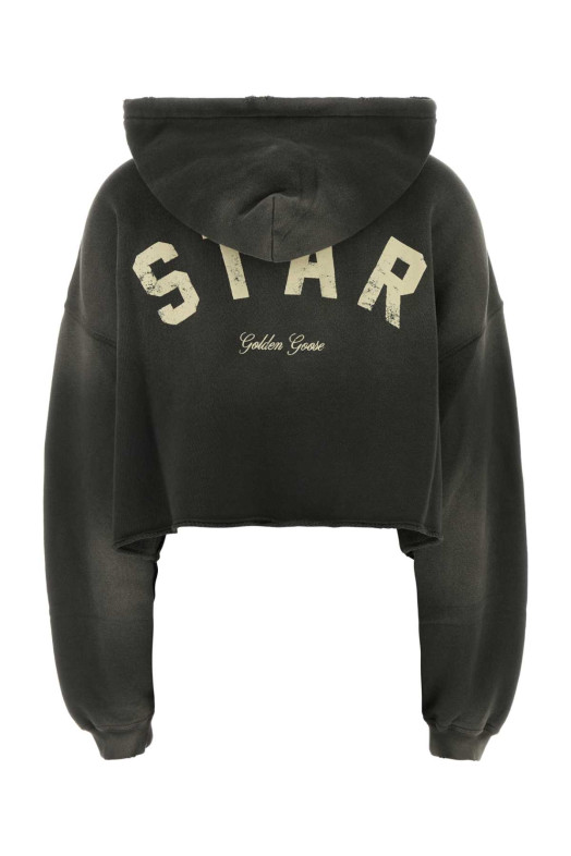 Slate cotton sweatshirt GOLDEN GOOSE DELUXE BRAND (GWP02699P002513)