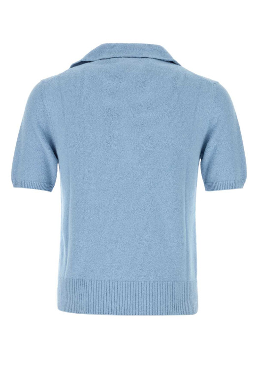 Light blue cotton blend polo shirt DOLCE & GABBANA (GXZBHZJGMGX)