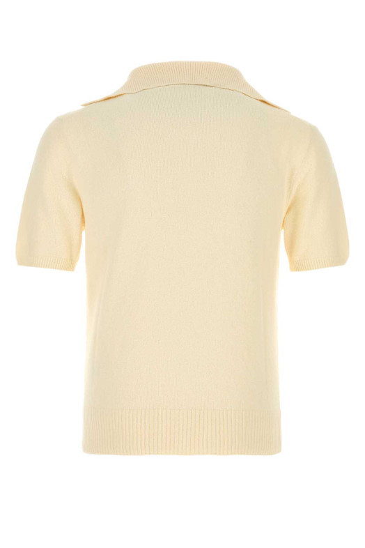 Cream cotton blend polo shirt DOLCE & GABBANA (GXZBIZJGMGX)