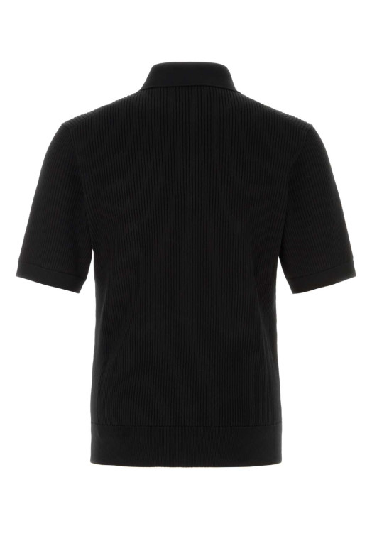 Black cotton polo shirt Black DOLCE & GABBANA (GXZBJZJBCJC)