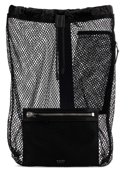 Black mesh backpack TOM FORD (H0750TNE009Y)