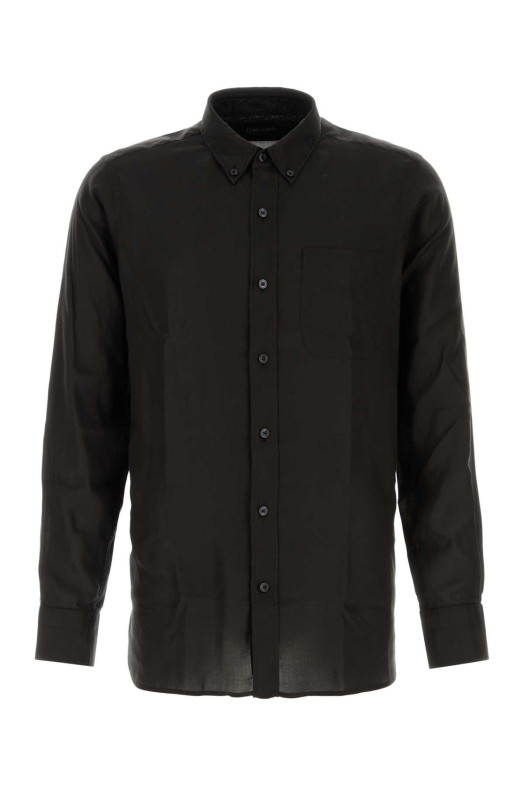 Black lyocell shirt TOM FORD (HSO002FMT058)