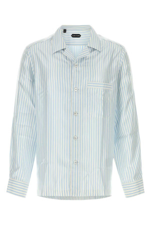 Embroidered satin shirt TOM FORD (HXH012FMS105)