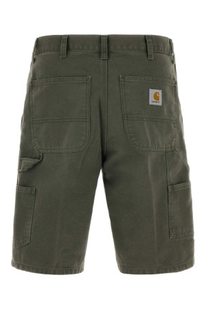 Army green cotton Single Knee Shorts CARHARTT WIP (I034797)