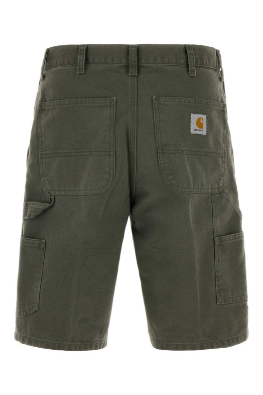 Army green cotton Single Knee Shorts CARHARTT WIP (I034797)