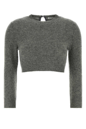 Grey wool blend sweater JIL SANDER (J03GP0191J14837)