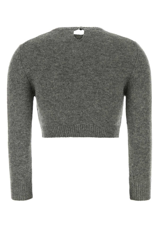 Grey wool blend sweater JIL SANDER (J03GP0191J14837)