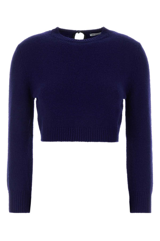 Blue wool blend sweater JIL SANDER (J03GP0191J14837)