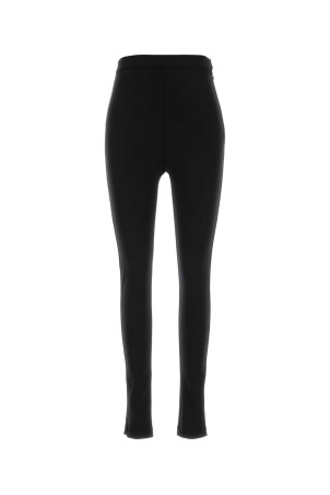 Black stretch virgin wool blend pant JIL SANDER (J03KA0344J40325)