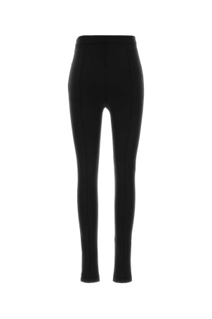 Black stretch virgin wool blend pant JIL SANDER (J03KA0344J40325)