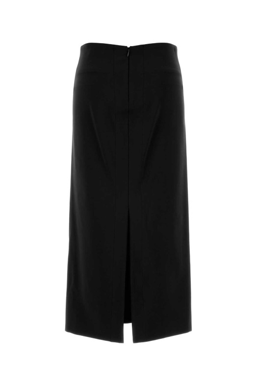 Black jersey skirt JIL SANDER (J03MA0280J20357)