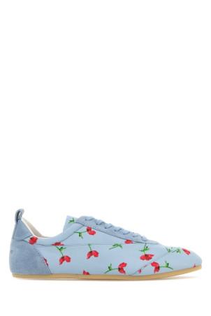 Printed canvas Etage sneakers Red JIL SANDER (J15WS0047P7713)