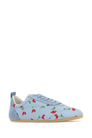 Printed canvas Etage sneakers Red JIL SANDER (J15WS0047P7713)